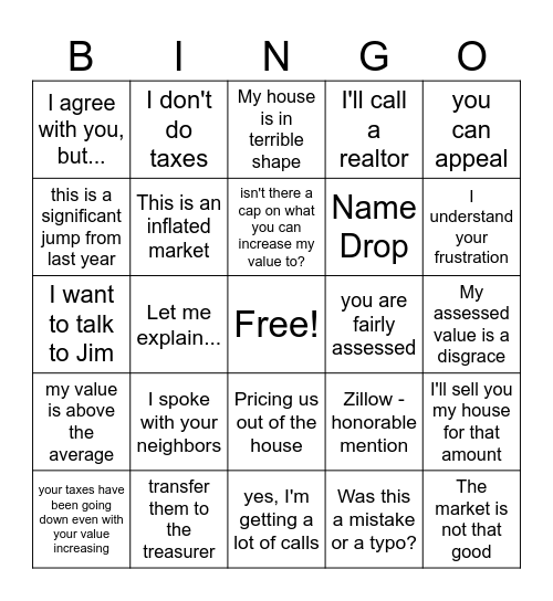 find someone who said... Bingo Card