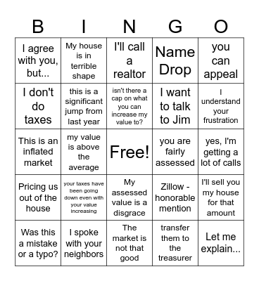 find someone who said... Bingo Card