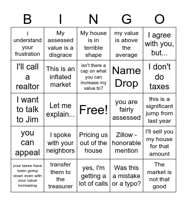 find someone who said... Bingo Card