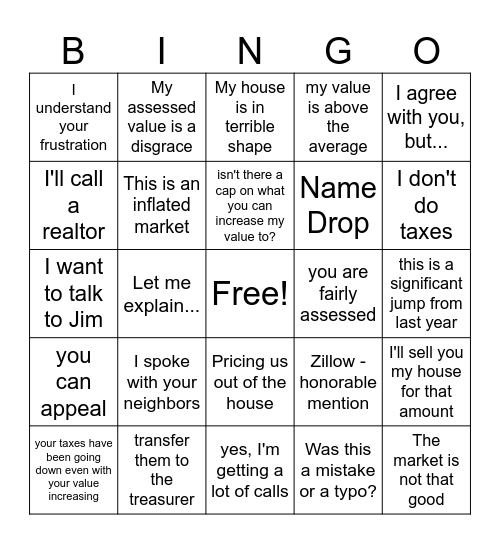 find someone who said... Bingo Card