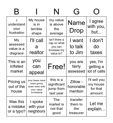 find someone who said... Bingo Card