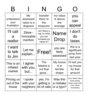 find someone who said... Bingo Card