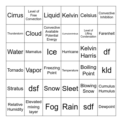 UNL AMS - 2025 Bingo Card