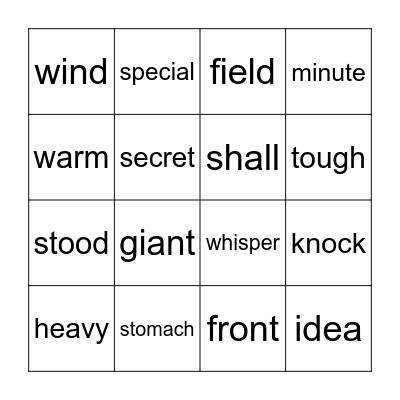 Good Bye, Bingo! Bingo Card