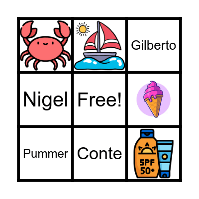 VERANO Bingo Card