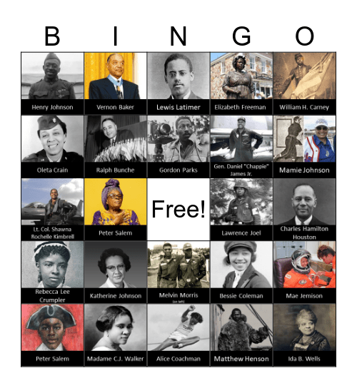 Juneteenth Black History Bingo Card