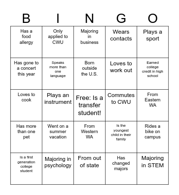 TSO GTKY Bingo Card