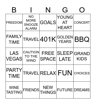 CONGRATULATIONS TANYA!! Bingo Card