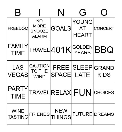 CONGRATULATIONS TANYA!! Bingo Card