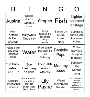 The ultimate ugly tuna bingo Card