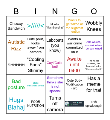 L11N4 Callout Bingo Card