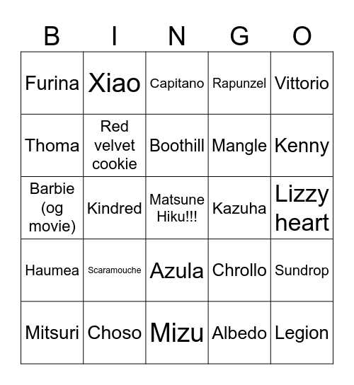 Pyrkon Bingo Card