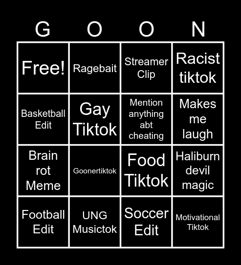 Titkok Bingo Board Bingo Card