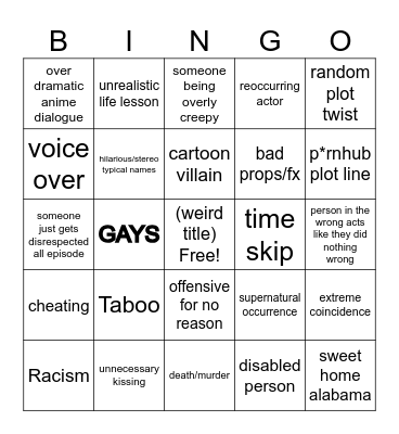 Tomorrow's Teaching Bingo Card