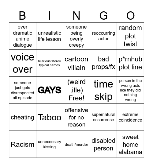 Tomorrow's Teaching Bingo Card
