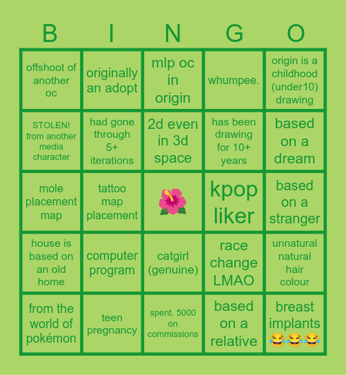 kpop bias bingo Card