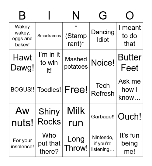 LevelUp Royal Bingo Card