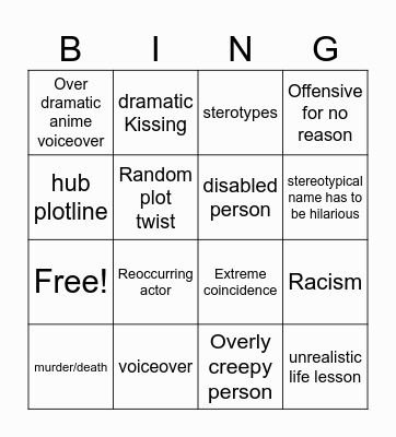 Tomorrow Teaching Bingo Card