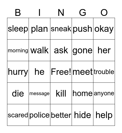 Romeo and Juliet Chapter 4 Bingo Card