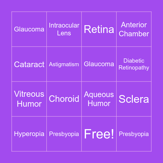 APAC  PANORAMA Bingo Card