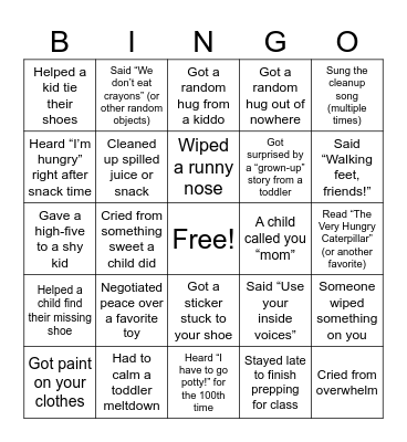 Teacher Life: End-of-Year Edition Bingo Card