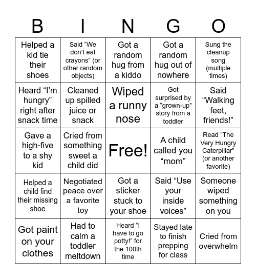 Teacher Life: End-of-Year Edition Bingo Card