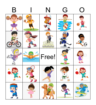 Sports Bingo Card