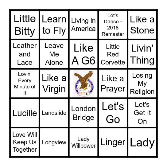 L Bingo Card