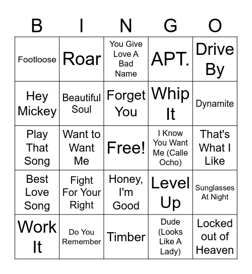 (22 MB) Round 2 Bingo Card