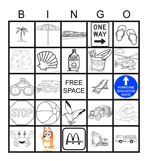 Gulf Breeze 2025 Bingo Card