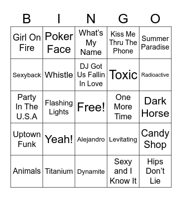 Best 2000’s-2010’s Bingo Card