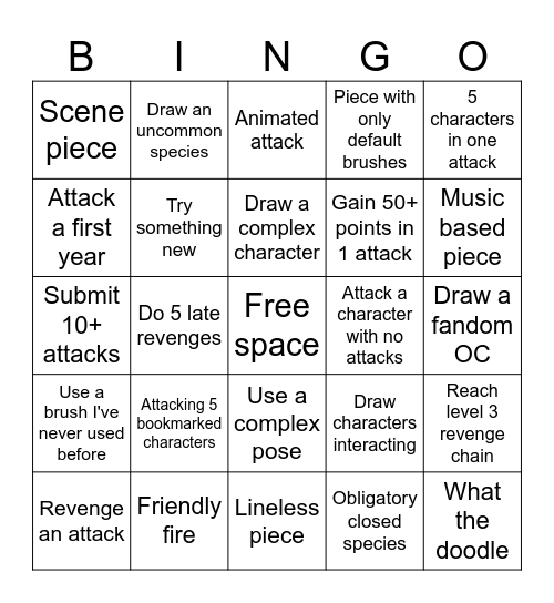 Ivan's AF 2025 ultimate deluxe pro bingo card Bingo Card