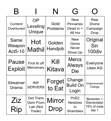 3.26 Secrets of the Atlas Bingo Card