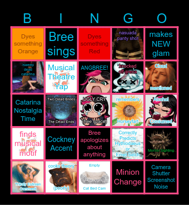 Breezlebit Stream Bingo Card