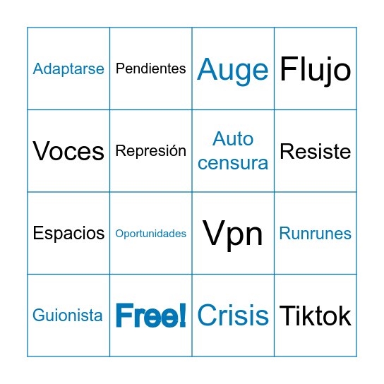 Expo Bingo Card