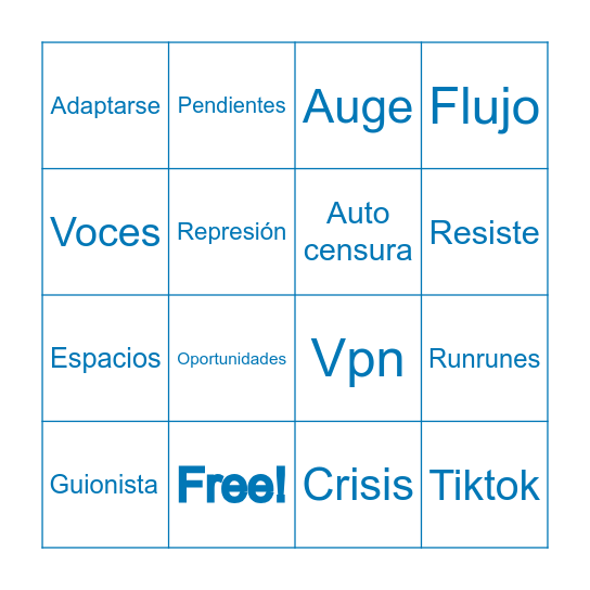 Expo Bingo Card