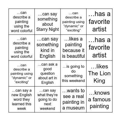 Find someone who... Bingo Card