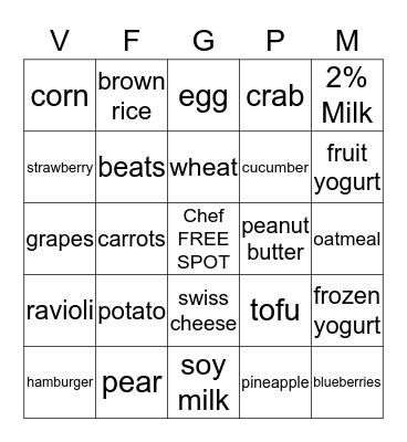 Pyramid BINGO Card