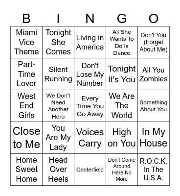 40+ Years Old & Still A Hit Bingo Card
