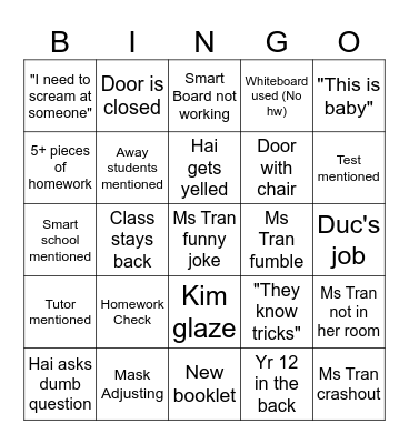 Math Advanced Bingo Card