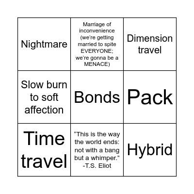 Shinichi 2025 Bingo Card