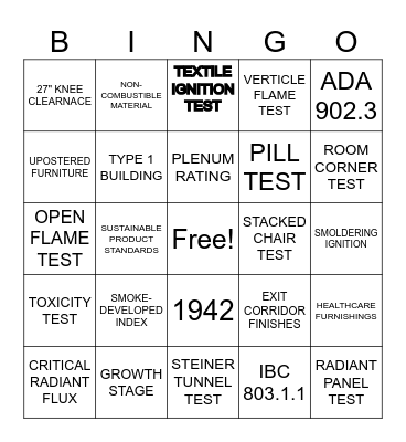 CHAPTER 10 Bingo Card