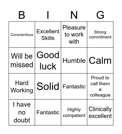 Lopez Graduation Bingo Card