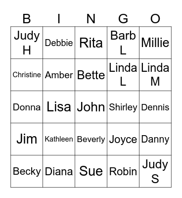Nashville 2025 Bingo Card