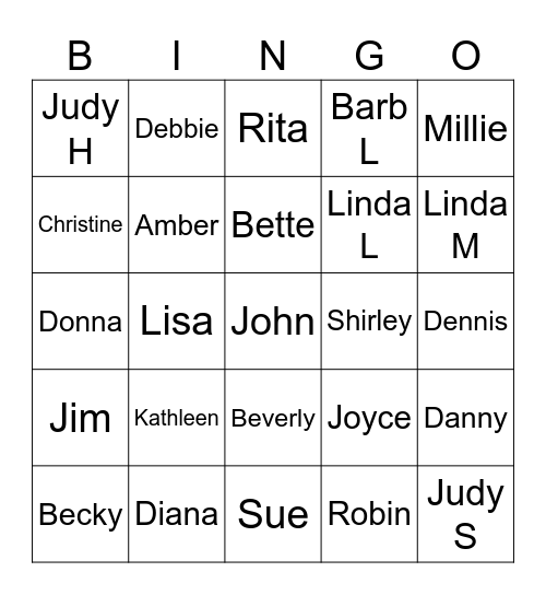 Nashville 2025 Bingo Card
