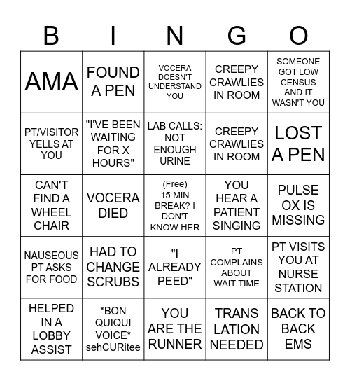 928 Bingo Card
