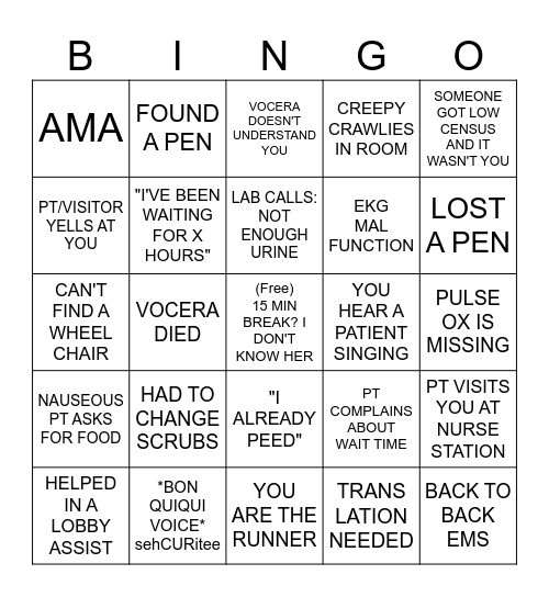 928 Bingo Card