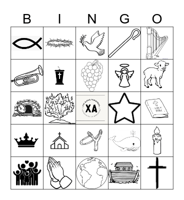 Christian Bingo Card