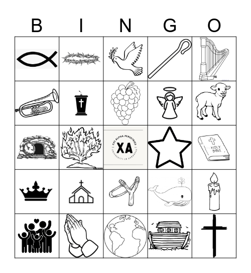 Christian Bingo Card