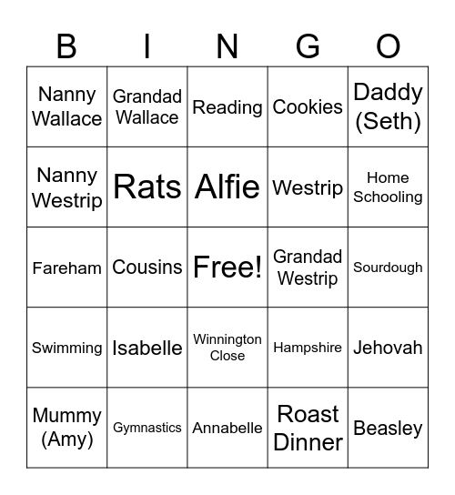 Wallstrip Bingo! Bingo Card